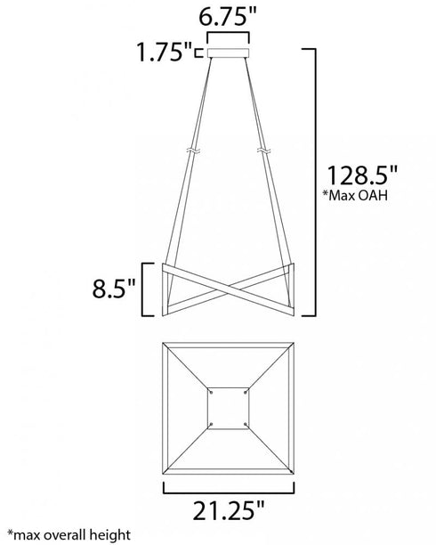 ET2 Stealth Single Pendant Model: E30574-BK