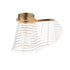 ET2 Tartan Flush Mount in Brushed Champagne Finish Model: E24810-82BCN