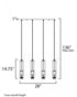 ET2 Torch Linear Pendant in Satin Brass Finish Model: E11004-24SBR