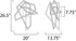 ET2 Trapezoid Wall Sconce Model: E22674-PC