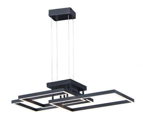 ET2 Traverse LED Multi Light Pendant Model: E21515-BK