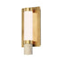 ET2 Travertine Wall Sconce in Travertine / Gold Finish Model: E11050-01TVGLD