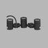 ET2 Tree Hugger Outdoor Pathway Light in Black Finish Model: E42313-BK