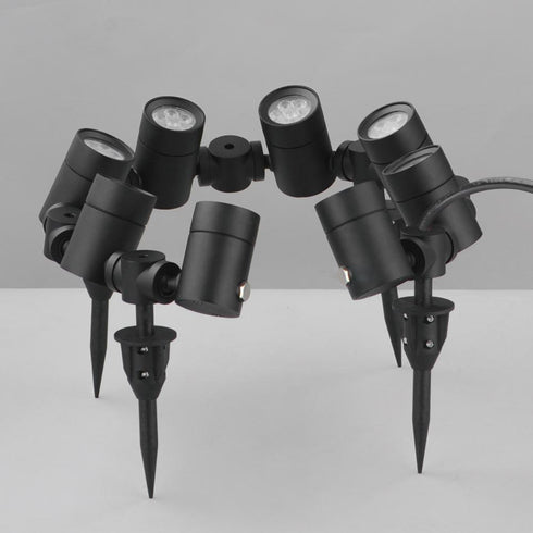 ET2 Tree Hugger Outdoor Pathway Light in Black Finish Model: E42318-BK