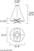 ET2 Twisted Single Pendant Model: E30645-MW