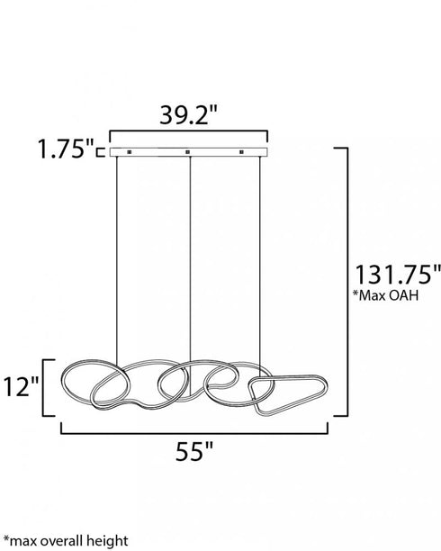 ET2 Unity Linear Pendant Model: E24616-BCN