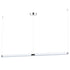 ET2 Vanish Linear Pendant in Brushed Aluminum Finish Model: E24837-75AL