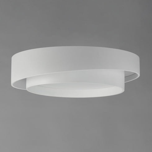 ET2 Ziggurat Flush Mount in White Finish Model: E51042-WT