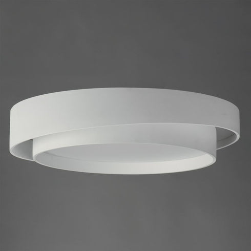 ET2 Ziggurat Flush Mount in White Finish Model: E51044-WT