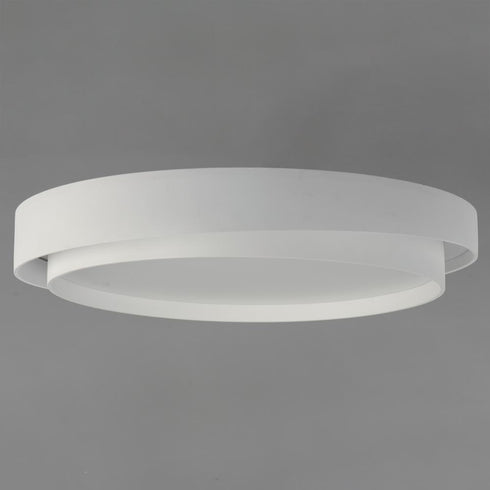 ET2 Ziggurat Flush Mount in White Finish Model: E51046-WT