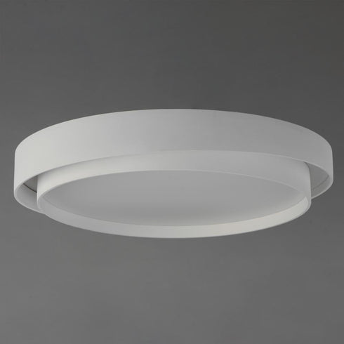 ET2 Ziggurat Flush Mount in White Finish Model: E51046-WT