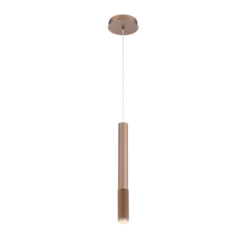 Eurofase Davenport 1 Light LED Pendnt Champ in Nickel Finish Model: 35709-046