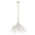 Eurofase Jalore 3 Light Pendant in Distressed White Model: 46434-029