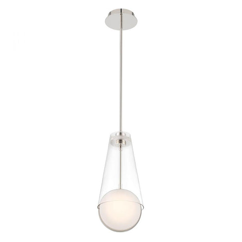 Eurofase Solar Powered Solari 2 Light Pendant in Polished Nickel Model: 45609-028
