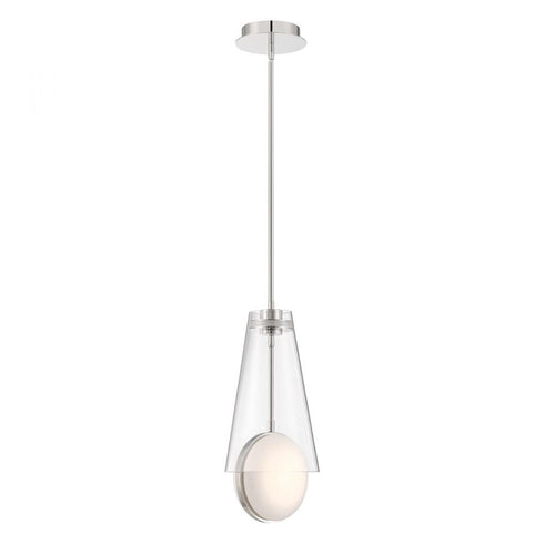 Eurofase Solar Powered Solari 2 Light Pendant in Polished Nickel Model: 45609-028