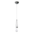 Hubbardton Forge 1 Light Link Blown Glass Low Voltage Mini Pendant in Vintage Platinum Finish Model: 161042-SKT-STND-82-YG0434
