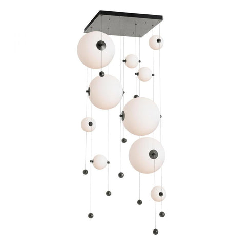 Hubbardton Forge Abacus 10 Light Square LED Pendant Model: 139051-LED-STND-20-GG0694