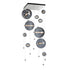 Hubbardton Forge Abacus 10 Light Square LED Pendant Model: 139051-LED-STND-20-GG0694