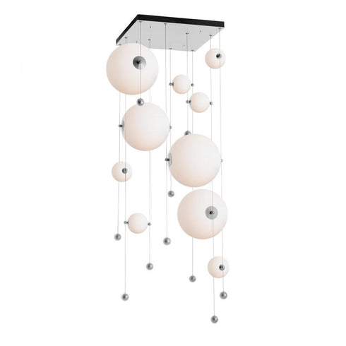 Hubbardton Forge Abacus 10 Light Square LED Pendant Model: 139051-LED-STND-20-GG0694
