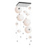 Hubbardton Forge Abacus 10 Light Square LED Pendant Model: 139051-LED-STND-20-GG0694
