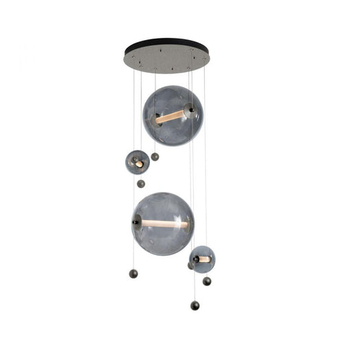 Hubbardton Forge Abacus 4 Light Round LED Pendant Model: 139052-LED-STND-05-YL0694
