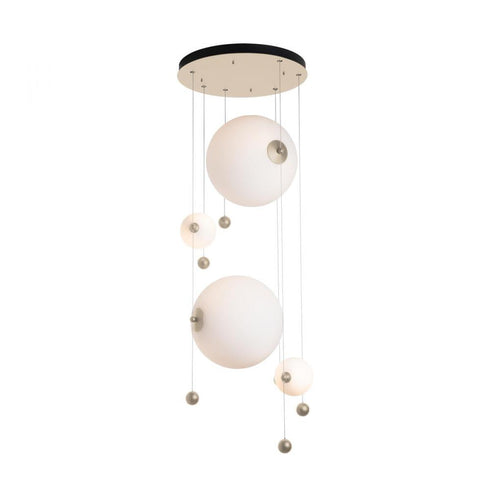 Hubbardton Forge Abacus 4 Light Round LED Pendant Model: 139052-LED-STND-05-YL0694