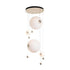 Hubbardton Forge Abacus 4 Light Round LED Pendant Model: 139052-LED-STND-05-YL0694