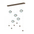 Hubbardton Forge Abacus 5 Light LED Pendant Model: 139050-LED-STND-10-YL0668