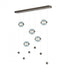 Hubbardton Forge Abacus 5 Light LED Pendant Model: 139050-LED-STND-10-YL0668