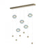 Hubbardton Forge Abacus 5 Light LED Pendant Model: 139050-LED-STND-10-YL0668
