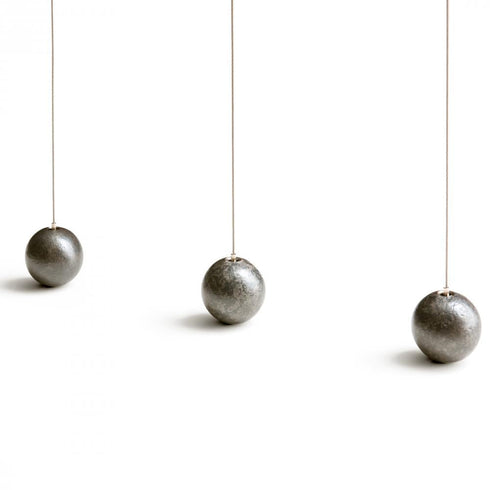 Hubbardton Forge Abacus 6 Light Ceiling To Floor LED Pendant Model: 139055-LED-STND-07-GG0668