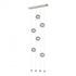 Hubbardton Forge Abacus 6 Light Ceiling To Floor LED Pendant Model: 139055-LED-STND-07-GG0668
