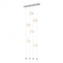 Hubbardton Forge Abacus 6 Light Ceiling To Floor LED Pendant Model: 139055-LED-STND-07-GG0668