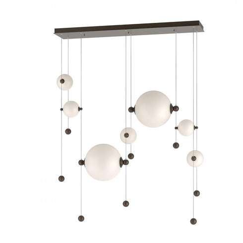 Hubbardton Forge Abacus 7 Light Double Linear LED Pendant Model: 139054-LED-STND-07-YL0694