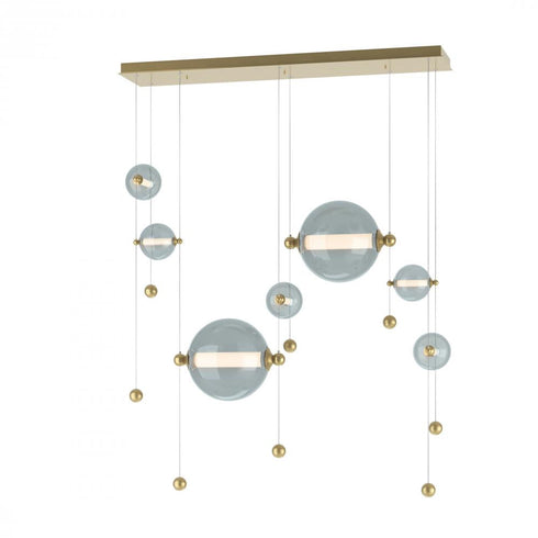 Hubbardton Forge Abacus 7 Light Double Linear LED Pendant Model: 139054-LED-STND-07-YL0694