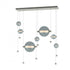 Hubbardton Forge Abacus 7 Light Double Linear LED Pendant Model: 139054-LED-STND-07-YL0694