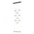 Hubbardton Forge Abacus 9 Light Ceiling To Floor LED Pendant Model: 139057-LED-STND-10-GG0668