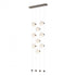 Hubbardton Forge Abacus 9 Light Ceiling To Floor LED Pendant Model: 139057-LED-STND-10-GG0668