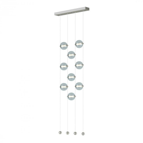 Hubbardton Forge Abacus 9 Light Ceiling To Floor LED Pendant Model: 139057-LED-STND-10-GG0668
