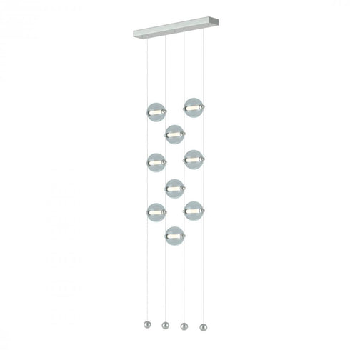 Hubbardton Forge Abacus 9 Light Ceiling To Floor LED Pendant Model: 139057-LED-STND-10-GG0668