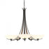 Hubbardton Forge Aegis 5 Arm Chandelier Model: 101261-SKT-82-GG0123
