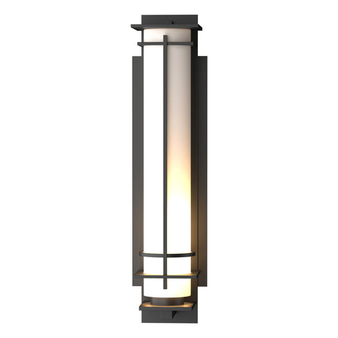 Hubbardton Forge After Hours Large Outdoor Sconce in Coastal Natural Iron Finish Model: 307861-SKT-20-GG0189