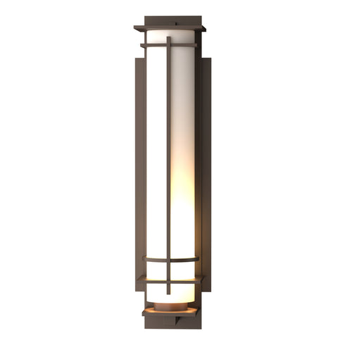Hubbardton Forge After Hours Large Outdoor Sconce in Coastal Natural Iron Finish Model: 307861-SKT-20-GG0189