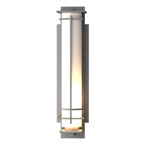 Hubbardton Forge After Hours Large Outdoor Sconce in Coastal Natural Iron Finish Model: 307861-SKT-20-GG0189