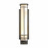 Hubbardton Forge After Hours Large Outdoor Sconce in Coastal Natural Iron Finish Model: 307861-SKT-20-GG0189