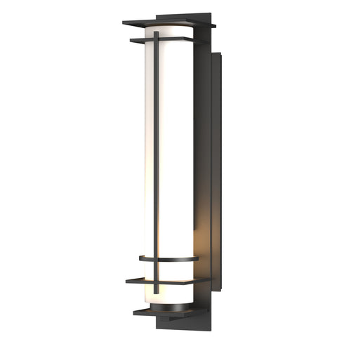 Hubbardton Forge After Hours Outdoor Sconce in Coastal Oil Rubbed Bronze Finish Model: 307860-SKT-14-GG0187