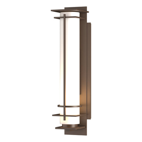 Hubbardton Forge After Hours Outdoor Sconce in Coastal Oil Rubbed Bronze Finish Model: 307860-SKT-14-GG0187