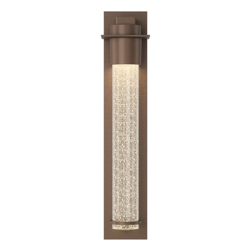 Hubbardton Forge Airis Medium Dark Sky Friendly Outdoor Sconce in Coastal Oil Rubbed Bronze Finish Model: 307920-SKT-14-II0211