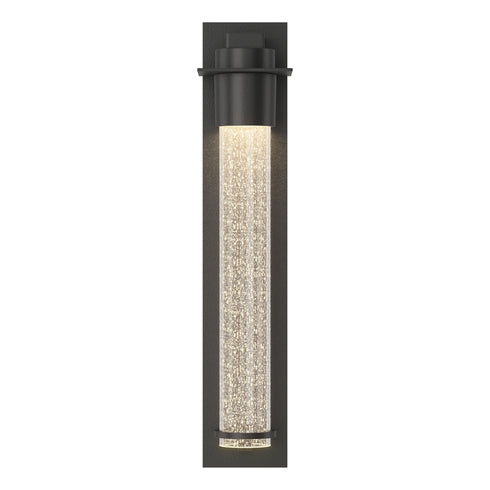 Hubbardton Forge Airis Medium Dark Sky Friendly Outdoor Sconce in Coastal Oil Rubbed Bronze Finish Model: 307920-SKT-14-II0211