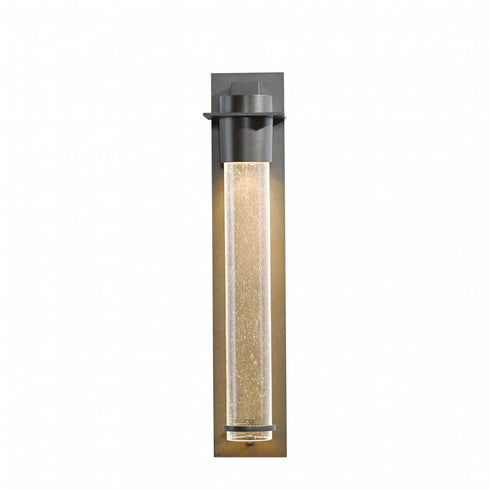 Hubbardton Forge Airis Medium Dark Sky Friendly Outdoor Sconce in Coastal Oil Rubbed Bronze Finish Model: 307920-SKT-14-II0211